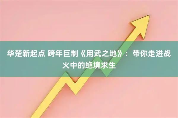 华楚新起点 跨年巨制《用武之地》：带你走进战火中的绝境求生